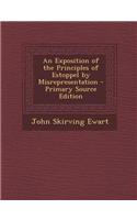 An Exposition of the Principles of Estoppel by Misrepresentation