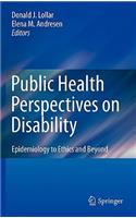 Public Health Perspectives on Disability