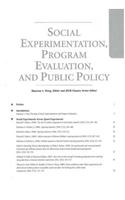 Social Experimentation, Program Evaluation, and Public Policy