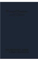 Principal Functions: (The university series in higher mathematics)