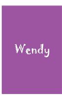 Wendy - Personalized Notebook / Lined Pages / Soft Matte