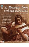 50 Baroque Solos for Classical Guitar Book/Online Audio