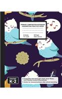 Primary Composition Notebook Handwriting Practice Paper