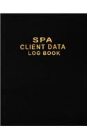 Spa Client Data Log Book
