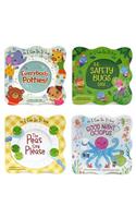 Peas Please, Night Octopus, Everybody Potties, Safety Bugs 4 Pack