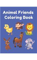 Animal Friends Coloring Book