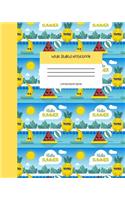 Wide Ruled Notebook Composition Book