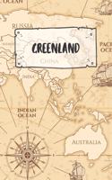 Greenland: Dotted Travel Diary Notebook or Journey Dotted Grid Journal - Holiday Trip Pocketbook for Men and Women with Dots