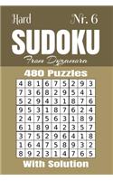 Hard Sudoku Nr.6: 480 puzzles with solution