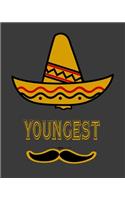 Youngest: Mexican 2020 Monthly Planner Dated Journal 8" x 10" 110 pages