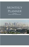 Monthly Planner: Los Angeles; 24 months; January 1, 2020 - December 31, 2021; 6" x 9"