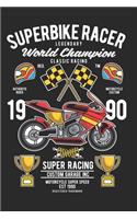 Motorcycle notebook: Scheduler 2020 Scheduler a5 Scheduler a5 2020 calendar 2020 Scheduler a5
