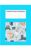 Composition notebook: Ruled (8.5 x 11 in), 110 Pages: Diary Book For Girl, Journal Notebook For Kids, Writing Journal Lined, Cute Pets (8.5 x 11 in), 110 Pages