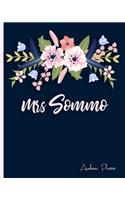 Mrs Sommo: Academic Planner(1 Customized Diaries for Her)