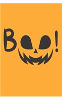 Boo!: Halloween Pumpkin Writing Notebook