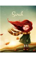 Sarah: Cute Fall Themed Personalized Journal