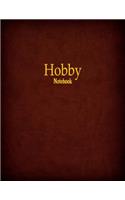 Hobby Notebook: 1/8 Inch Graph Ruled, 120 Pages, 8.5" x 11"