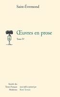 Oeuvres En Prose - Tome IV