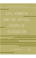 Axel Honneth and the Critical Theory of Recognition