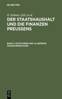 Dotationen und Allgemeine Finanzverwaltung