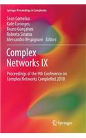 Complex Networks IX