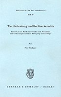 Wortbedeutung Und Rechtserkenntnis