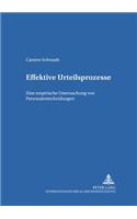 Effektive Urteilsprozesse