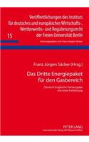 Das Dritte Energiepaket Fuer Den Gasbereich