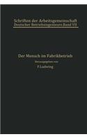 Der Mensch Im Fabrikbetrieb
