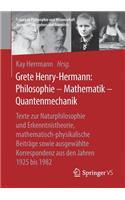 Grete Henry-Hermann: Philosophie – Mathematik – Quantenmechanik