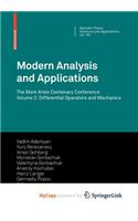 Modern Analysis and Applications: (English)
