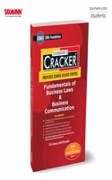 Taxmann's CRACKER for Fundamentals of Business Laws & Business Communication (Paper 1 | FBLC/Law) â€“ Covering 750+ MCQ-based Past Exam Questions & Answers | CMA Foundation | Dec. 2024 Exam