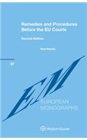 Remedies and Procedures Before the EU Courts