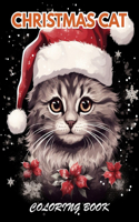 Christmas Cat Coloring Book