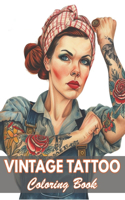 Vintage Tattoo Coloring Book