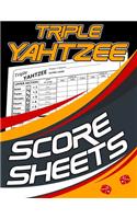 Triple Yahtzee Score Sheets