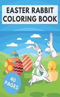 Easter Rabbit Coloring Book