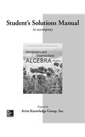 Student Solutions Manual for Elementary & Intermediate Algebra