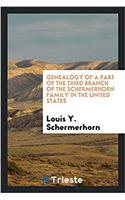 GENEALOGY OF A PART OF THE THIRD BRANCH