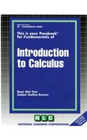 Introduction to Calculus: Passbooks Study Guide