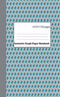 Isometric Graph Paper Notebook: Engineering, Technical, Architecture, or Landscaping 3D Drawings & Drafting, Large 8.5 X 11, 1/4 inch Equilateral Triangles