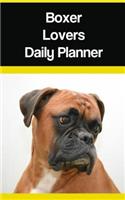 Boxer Lovers Daily Planner