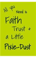All You Need is Faith Trust & a Little Bit of Pixie-Dust