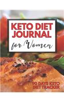 Keto Diet Journal For Woman - 90 Days Keto Diet Tracker