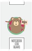 Notebook for Bears