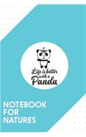 Notebook for Natures