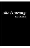 She Is Strong