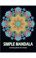 Simple Mandala Coloring Book for Adults