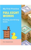 My First Practice Full Sight Words Reading and Writing books