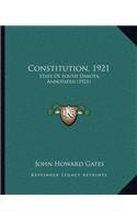 Constitution, 1921